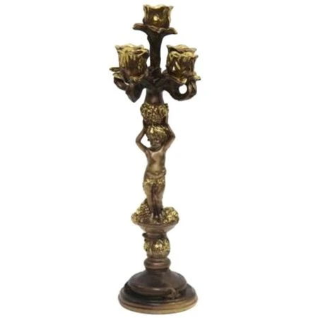 яяяПодсвечник на 5 свечей Мальчик с виноградом 36*12*12см GF13-05