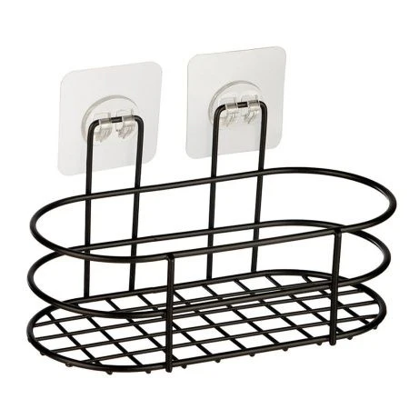 Полка прямая 1 ярусная 20*10*13,5см металл BLACK (20)