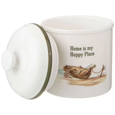 Банка для сыпучих продуктов 500мл 14см фарфор Family House (18)