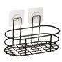 Полка прямая 1 ярусная 20*10*13,5см металл BLACK (20)