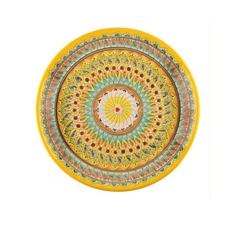Блюдо (ляган) 32см керамика желтый (15)