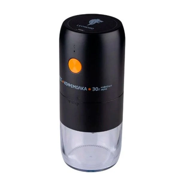 Кофемолка жерновая аккумуляторная Leonord LE-1734 черная