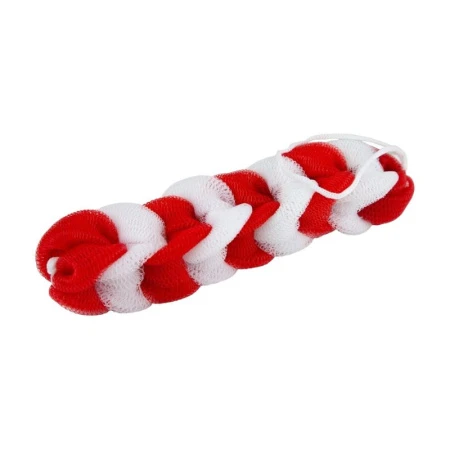 Мочалка Косичка 27*5см нейлон Банная линия (24)