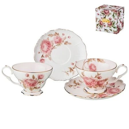 Чайный набор 4пр фарфор АСТРА на 2 персоны 300мл (16)
