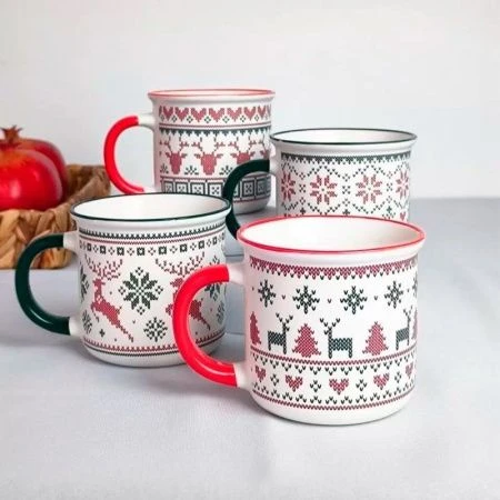 Кружка 355мл фарфор СВИТЕР (36)