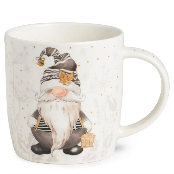 Кружка 355мл фарфор Winter Story Гномы (36)