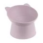 Миска для животных 200мл пластик КОТ лавандовый (10)