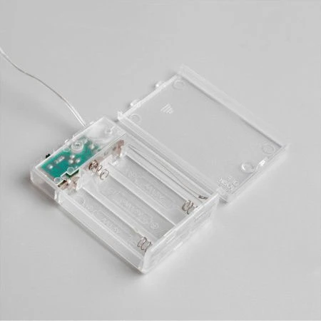 Гирлянда светодиодная Нить Роса 5м ААx3 (не в компл.), 2 режима, мульти свет