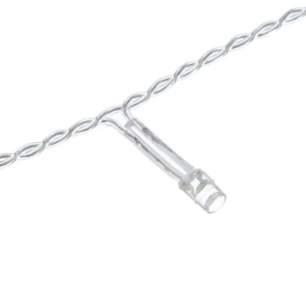 Гирлянда эл 14м 180 LED вьюн белый пост свечение ПВХ прозрачный 220В СНОУ БУМ