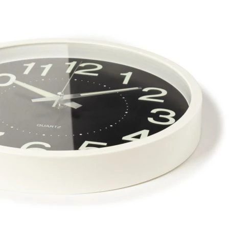 Часы настенные 30см пластик РУБИН Светящиеся белый (10)