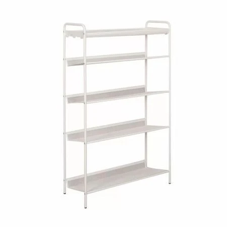 Полка для обуви 5 секций 65*27*106см металл ЖЕНЕВА 25 белая (1)