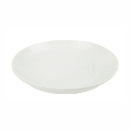 Тарелка 17,5см фарфор БЕЛЬЕ круглая с высокими бортами (10/80) ВЫВОД