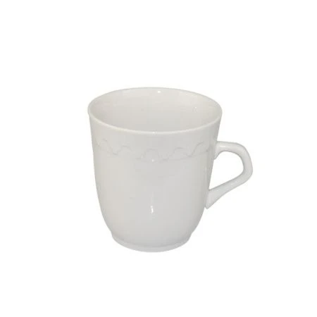 Кружка 250мл фарфор белая (24)