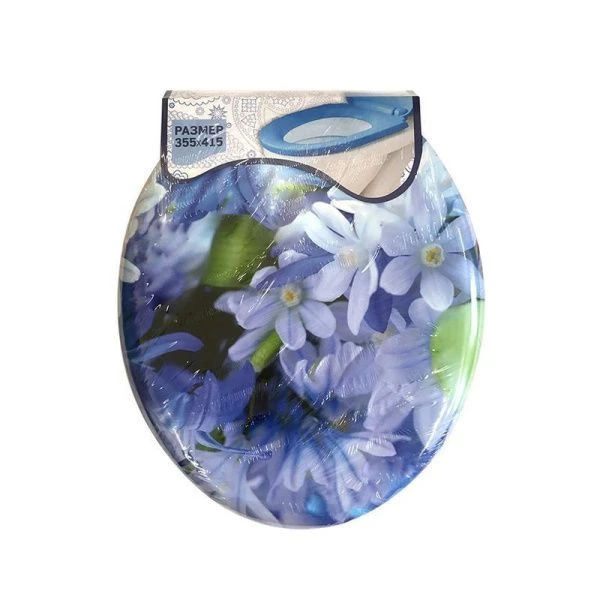 Сиденье на унитаз пластик мягкое фотопринт MPG8013 (17)