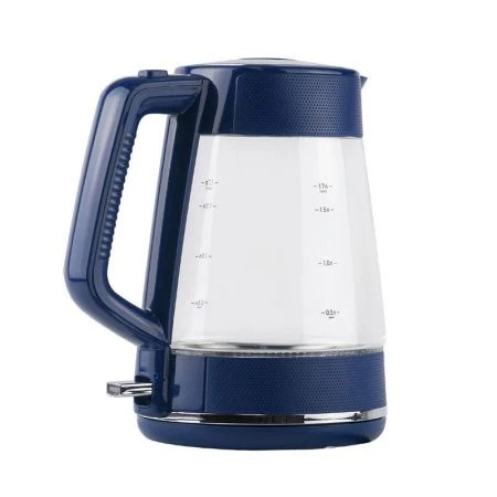 Чайник электрический 1,7л стекло Centek CT-1014 синий 2200Вт , LED-подсветка, STRIX контроллер (6)