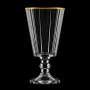 Рюмки для водки (лафитник) набор 6шт 50мл стекло золотая кайма арт.6794-З4 (8)