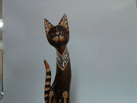 яяяФигурка Кошка с воротником 60см ACA895S дерево   694726 яяяФигурка Кошка с воротником 60см ACA895S дерево   694726