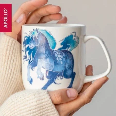 Кружка 600мл фарфор Stallone Basalto синий SLB-600-B