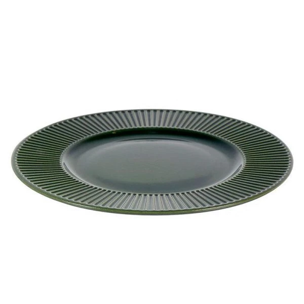 Тарелка мелкая 22см керамика EMERALD GREEN десертная TDP472 (12)