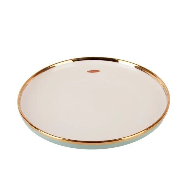 Тарелка мелкая 20,5*2см фарфор Royal line. Mint (6/48)