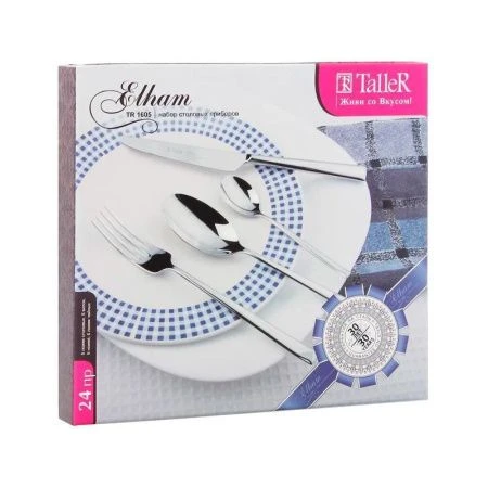 Набор столовых приборов 24пр нерж.сталь TalleR TR-21605 (4) Набор столовых приборов 24пр нерж.сталь TalleR TR-21605 (4)