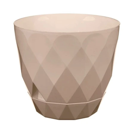 Горшок для цветов 2,3л 175мм пластик Laurel с поддоном бежевый (18) 221610927/01