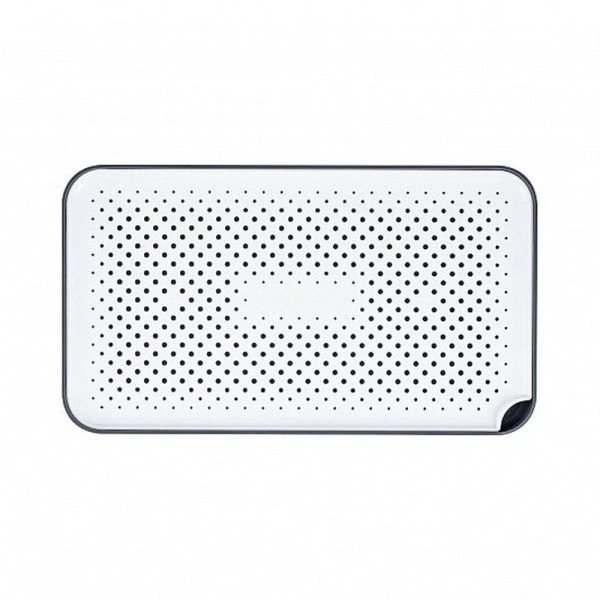 Поднос-сушилка пластик Smart серо-белый 37*20,8*2,2см (20)