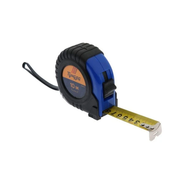 Рулетка 10м 25мм пластик обрезиненный корпус TUNDRA (1)