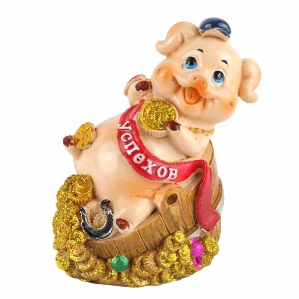 Копилка Свинья полистоун 12*9*6см 18667/JC-9920 (96)