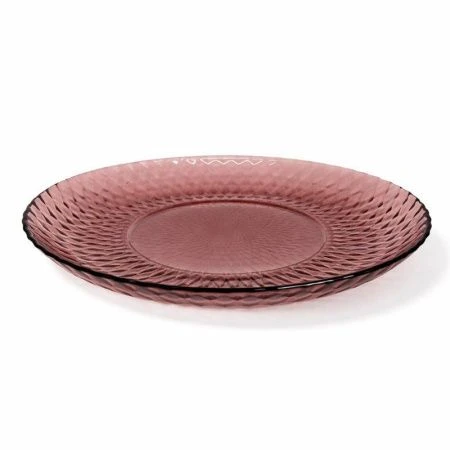 Тарелка мелкая 19см стекло ИДИЛЛИЯ ЛИЛАК десертная (24)