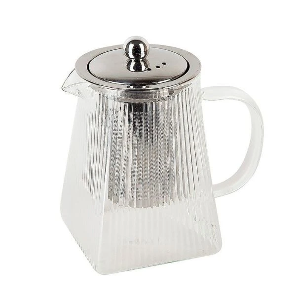 Чайник заварочный 550мл стекло Pyramid с мет.фильтром инд.уп. (48)