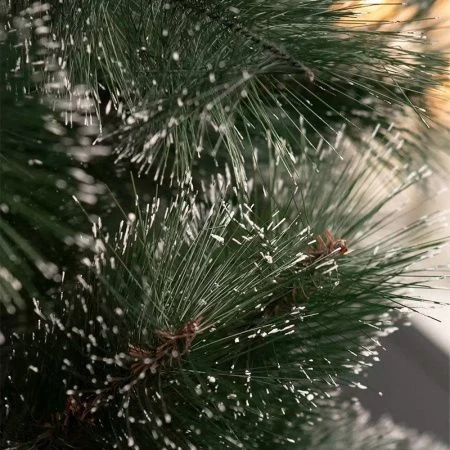 Елка искусственная 210см Сосна заснеженная с шишками и ягодами 877 веток НУ-7732