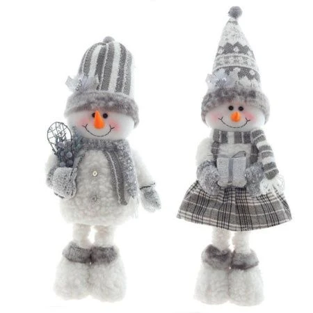 Игрушка мягкая Снеговик L18 W13 H73см 2в.