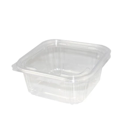 Контейнер одноразовый полистирол 1000мл квадрат прозрачный с крышкой РКСП-1000 (300) ПОС42176