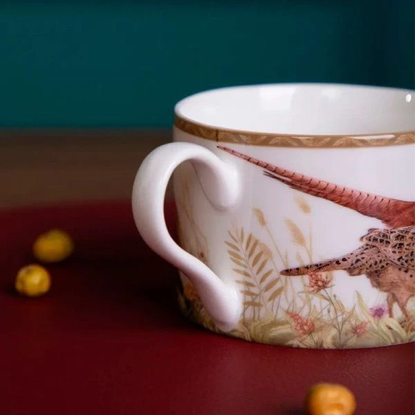 Чайный набор 2пр фарфор ОХОТА на 1 персону 300мл (36)