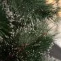 Елка искусственная 210см Сосна заснеженная с шишками и ягодами 877 веток НУ-7732