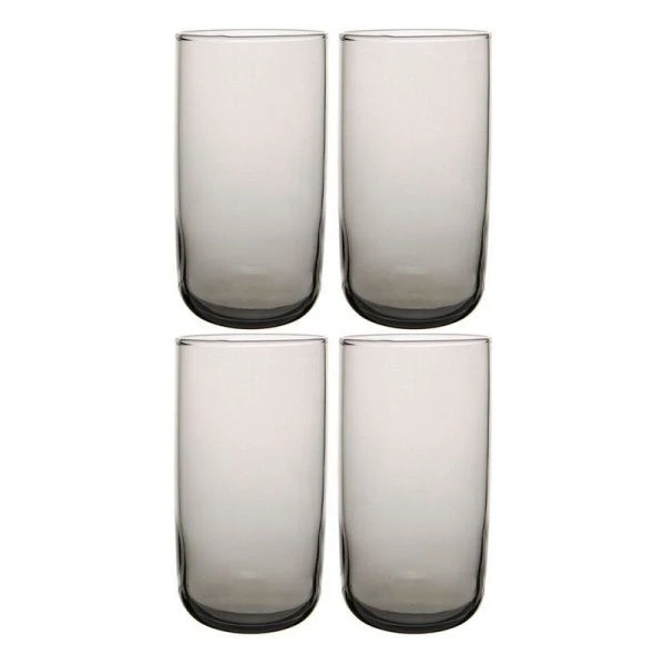 Стаканы набор 4шт 365мл стекло ГРЕЙ (6)