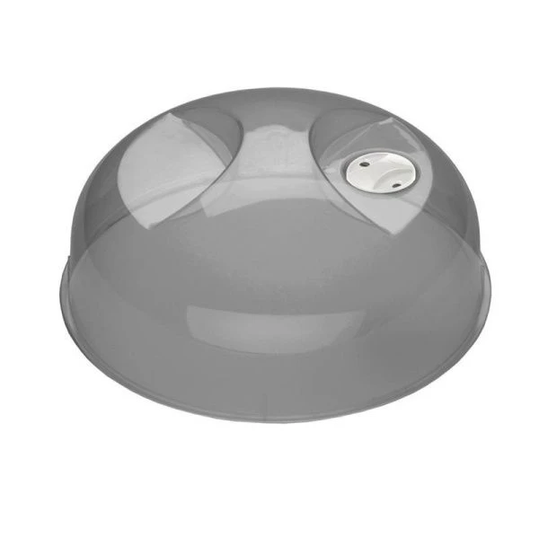 Крышка для СВЧ 23см пластик черная (40)