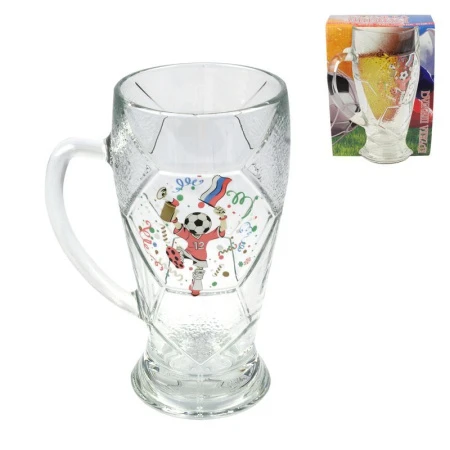 Кружка пивная 500мл стекло ФУТБОЛ