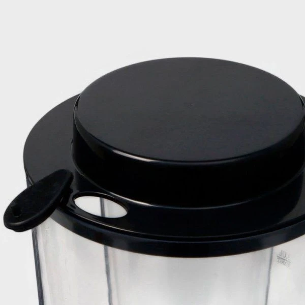 Башня пивная 3л 18,5*18,5*54см пластик WoodPlast черный/коричневый