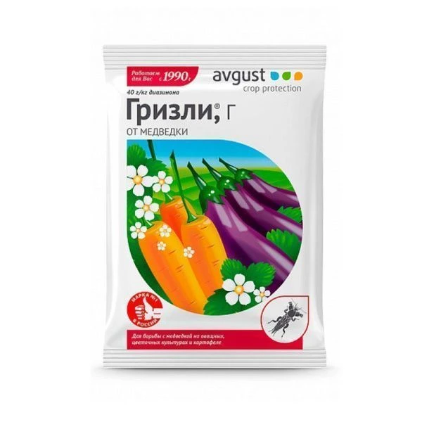 Гризли 100г препарат-приманка для защиты от медведки  20г/10м2 (70)