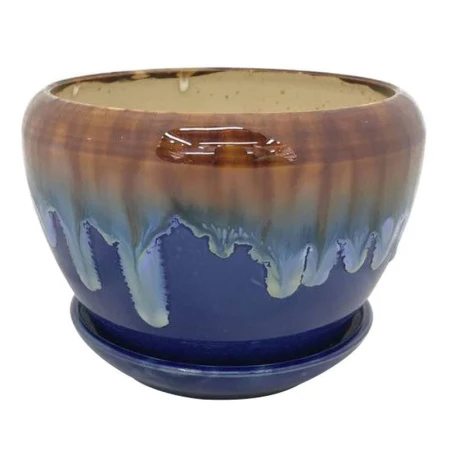 Горшок цветочный 4л H16,5см D20см керамика JC-12204 (8)