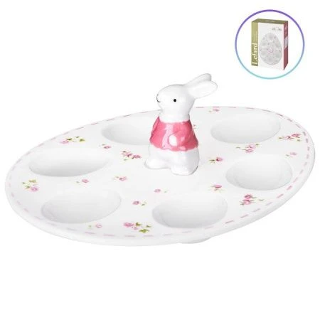 Подставка для яиц (на 6шт) 25,5*20*2см керамика Sunday (24)