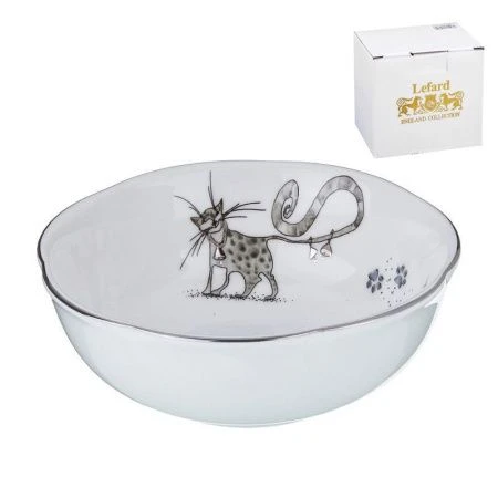 Розетка для варенья 10*10*4см фарфор КОТИКИ (72)