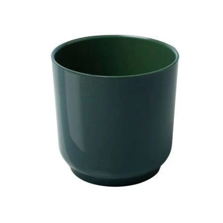 Горшок цветочный 4,4л 19см пластик ДЕЛЬТА с вкладкой нефрит (8)