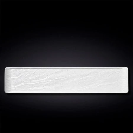 Блюдо 46,5*9,5см фарфор Whitestone белый прямоугольное (3/18)