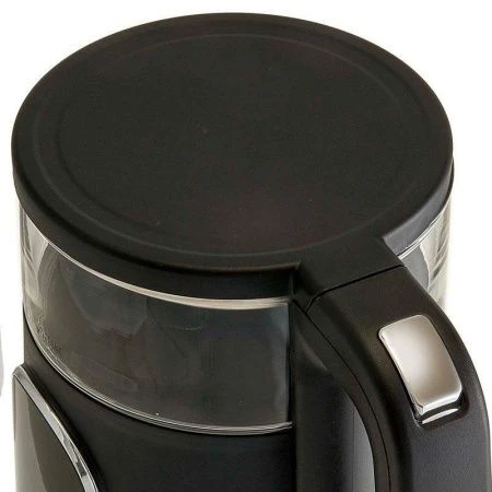 Чайник электрический 1,7л стекло 2200Вт DELTA LUX DE-1025 LCD дисплей, черный (6)