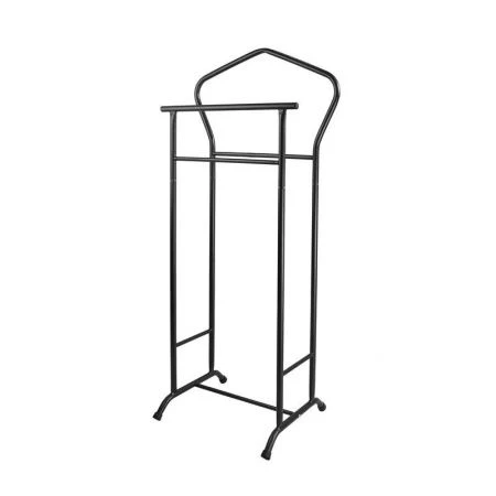Вешалка напольная костюмная металл 37*34*104см черная ВК02 (1)