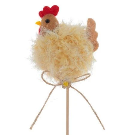 Стикер пасхальный Курочка 6,5*4,5*27см, 2 вида (12/720)