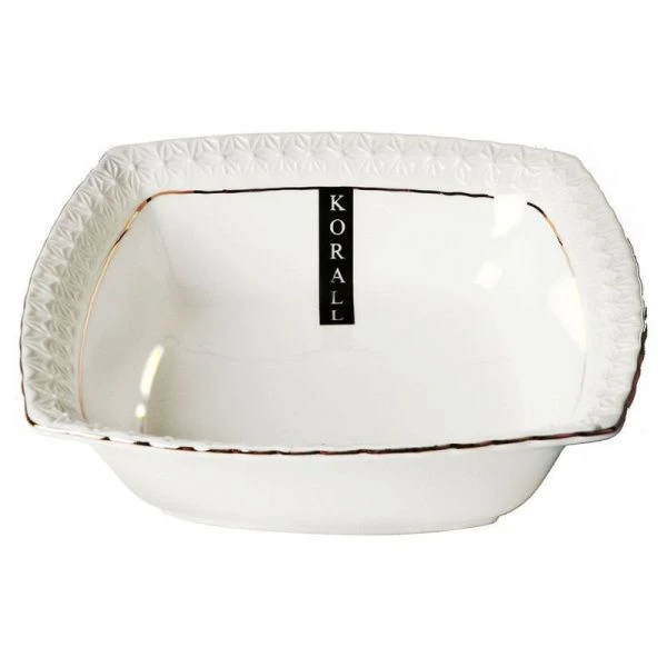 Салатник 15см 570мл керамика СНЕЖНАЯ КОРОЛЕВА квадрат S011615-A  /з (6/24)